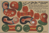 1947 F278-53 Post Cereal Circus Small 6 3/4 by 4 7/8 inches 1 Circle Punched  Jo-Jo The Flying Trapeze  #*sku35873