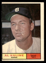 1961 Topps #429 Al Kaline Miscut Tigers ID:396843