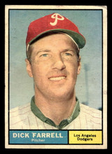1961 Topps #522 Dick Farrell UER Very Good  ID: 396853