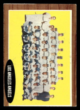 1962 Topps #132 Angels Team Miscut Angels ID:396886