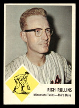 1963 Fleer #24 Rich Rollins Stained Twins ID:396931