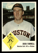 1963 Fleer #38 Dick Farrell Excellent+  ID: 396946