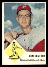 1963 Fleer #53 Don Demeter Excellent 