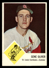 1963 Fleer #62 Gene Oliver Stained Cardinals ID:396961