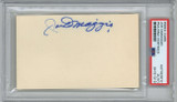 Joe DiMaggio Signed Auto PSA/DNA Authenticated Index Card ID: 397206 Joe DiMaggio Signed Auto PSA/DNA Authenticated Index Card ID: 397206
