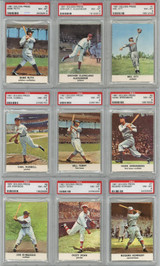 1961 Golden Press Baseball COMPLETE 33 Card SET All PSA 8 NQ Cobb Ruth DiMaggio