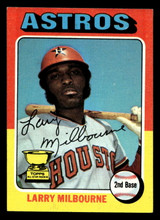 1975 Topps #512 Larry Milbourne Ex-Mint RC Rookie  ID: 398396