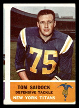 1962 Fleer #66 Tom Saidock Miscut