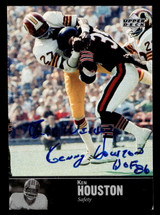 1997 Upper Deck Legends Autographs #AL27 Ken Houston ON CARD Auto Redskins ID: 399216