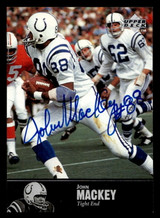 1997 Upper Deck Legends Autographs #AL48 John Mackey ON CARD Auto Colts ID: 399244