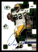 1999 SP Signature Autographs #DH Darick Holmes ON CARD Auto Packers