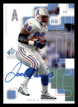 1999 SP Signature Autographs #JK Jackie Harris ON CARD Auto Titans ID: 399514