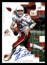 1999 SP Signature Autographs #JP Jake Plummer ON CARD Auto Cardinals