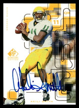 1999 SP Signature Autographs #AK Akili Smith ON CARD Auto Bengals GOLD