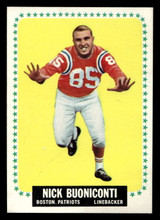 1964 Topps #3 Nick Buoniconti Ex-Mint 