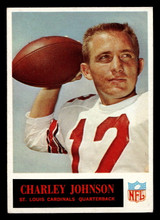 1965 Philadelphia #163 Charley Johnson Ex-Mint ID: 400972 1965 Philadelphia #163 Charley Johnson Ex-Mint ID: 400972