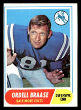 1968 Topps #126 Ordell Braase Ex-Mint  ID: 401486