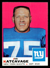 1969 Topps #84 Jim Katcavage Near Mint  ID: 401682