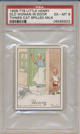 1936 T78 Little Henry Old Woman In Door... Pop 1 PSA 6 Ex-Mt #*sku36127 1936 T78 Little Henry Old Woman In Door... Pop 1 PSA 6 Ex-Mt #*sku36127