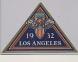 1932 Decal  Standard Products  1932 Olympic Los Angeles6 by 4 inches  #*sku36151