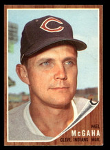 1962 Topps #242 Mel McGaha MG Excellent+ RC Rookie ID: 402039 1962 Topps #242 Mel McGaha MG Excellent+ RC Rookie ID: 402039