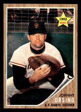 1962 Topps #377 John Orsino Ex-Mint RC Rookie 