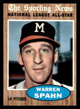 1962 Topps #399 Warren Spahn AS Ex-Mint  ID: 402185