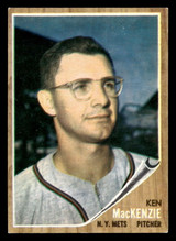 1962 Topps #421 Ken MacKenzie Excellent+  ID: 402206