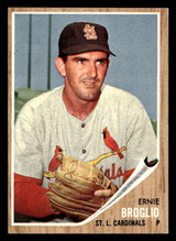 1962 Topps #507 Ernie Broglio Near Mint  ID: 402299