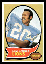 1970 Topps #75 Lem Barney Near Mint+ RC Rookie 