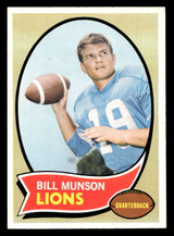 1970 Topps #221 Bill Munson Very Good 1970 Topps #221 Bill Munson Very Good