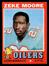 1971 Topps #43 Zeke Moore Ex-Mint RC Rookie ID: 402851 1971 Topps #43 Zeke Moore Ex-Mint RC Rookie ID: 402851