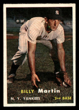 1957 Topps #62 Billy Martin Excellent+  ID: 404840