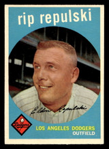 1959 Topps #195 Rip Repulski Excellent+  ID: 404921