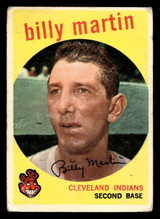 1959 Topps #295 Billy Martin Poor  ID: 404923