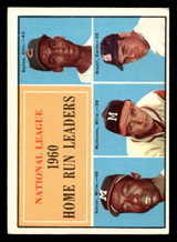1961 Topps #43 Banks/Aaron/Mathews/Ken Boyer NL Home Run Leaders Excellent+  ID: 404973