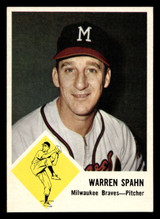 1963 Fleer #45 Warren Spahn Ex-Mint  ID: 405047