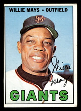 1967 Topps #200 Willie Mays UER VG-EX 