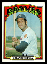 1972 Topps #195 Orlando Cepeda VG-EX 1972 Topps #195 Orlando Cepeda VG-EX