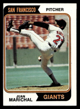 1974 Topps #330 Juan Marichal Excellent Miscut 