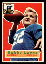 1956 Topps #116 Bobby Layne VG-EX 1956 Topps #116 Bobby Layne VG-EX