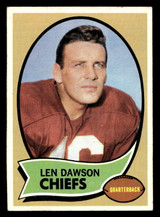 1970 Topps #1 Len Dawson UER Excellent 