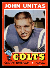 1971 Topps #1 Johnny Unitas Excellent  ID: 406085