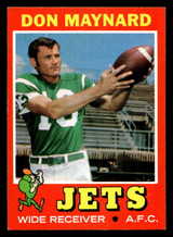 1971 Topps #19 Don Maynard Near Mint  ID: 406089