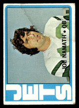 1972 Topps #100 Joe Namath G-VG 