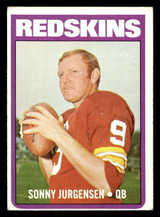 1972 Topps #195 Sonny Jurgensen Excellent  ID: 406126