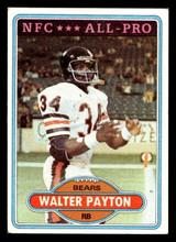 1980 Topps #160 Walter Payton Very Good  ID: 406305