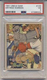 1941 Uncle Sam #100 Air Raid Warden PSA 3 VG #*sku36163 1941 Uncle Sam #100 Air Raid Warden PSA 3 VG #*sku36163