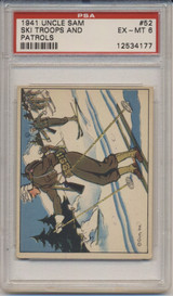 1941  Uncle Sam  #52  Ski Troops And Peyrels  PSA 6  EX-MT  #*sku36164