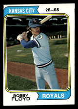 1974 Topps #41 Bobby Floyd Excellent Miscut  ID: 407586